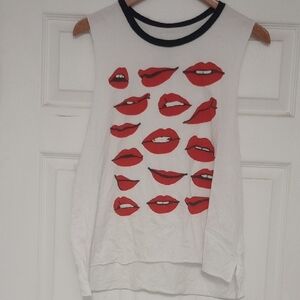 Chaser White Black Graphic Muscle Tee